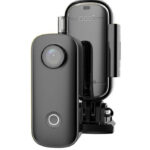 SJCAM mini action camera C100+, 4K, 15MP, Wi-Fi, αδιάβροχη, μαύρη