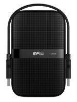 SILICON POWER εξωτερικός HDD Armor A60, 4TB, USB 3.2, μαύρος