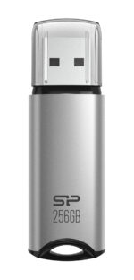 SILICON POWER USB Flash Drive Marvel M02, 256GB, USB 3.2, γκρι