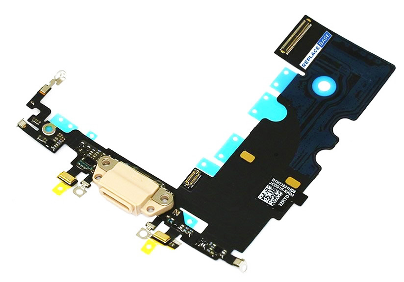 SPIP8-0010 Καλώδιο Flex charging port για iPhone 8, χρυσό - Image 1