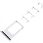 Υποδοχή κάρτας SIM και Side Button για iPhone 8, ασημί