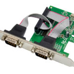 POWERTECH κάρτα επέκτασης PCIe σε 2x RS232 ST37, 115.2Kbps