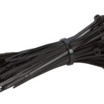 POWERTECH δεματικά καλωδίων TIES-017, 120x3mm, μαύρα, 100τμχ