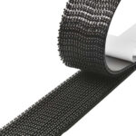 POWERTECH αυτοκόλλητη ταινία τύπου dual lock χριτς χρατς TIES-078, 25mm, 2.5m, μαύρη - Image 2