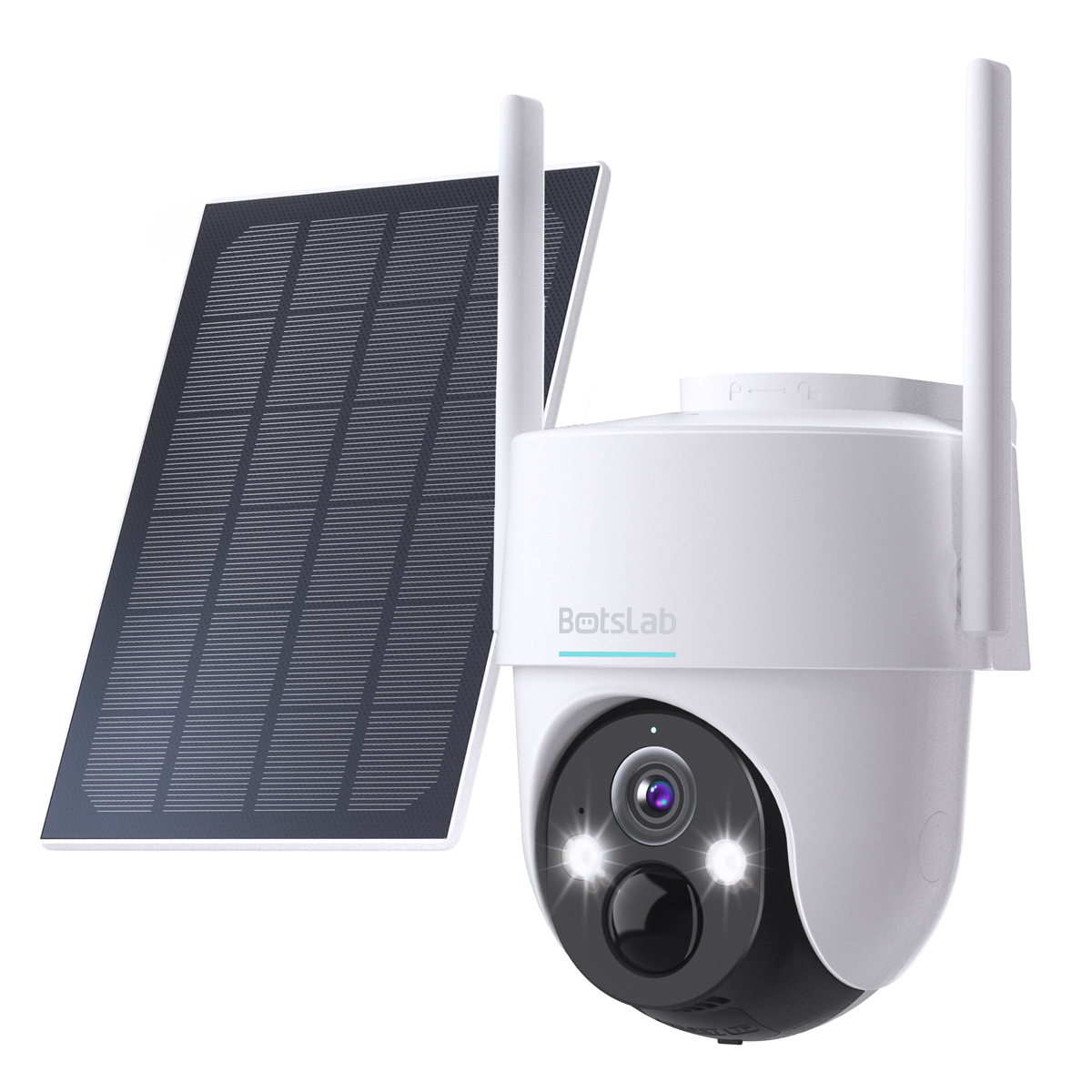 W313 BOTSLAB smart ηλιακή κάμερα W313, 3MP/2K, WiFi, PTZ, SD, 5200mAh, IP65 - Image 1