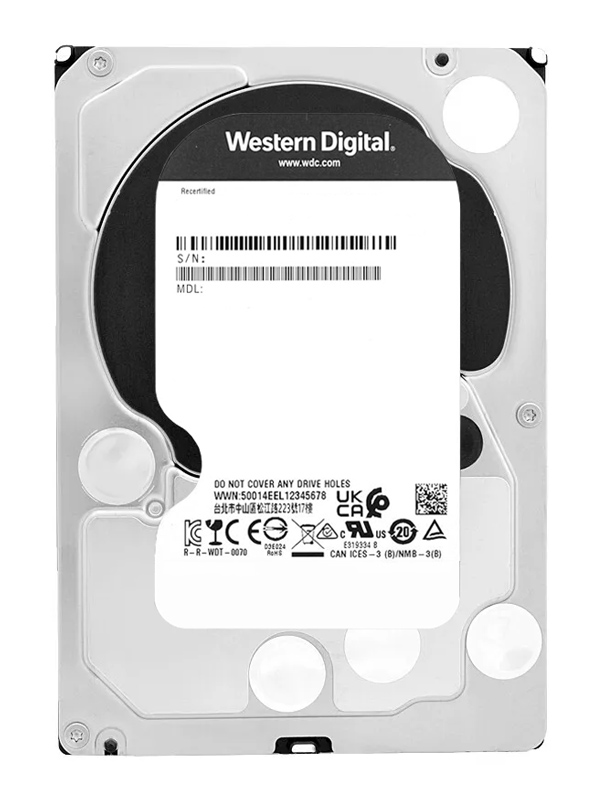 WD60PURZ-FR WD σκληρός δίσκος Purple 3.5", 6TB, 64MB, 5700RPM, 6Gb/s, Factory Recertified - Image 1
