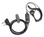 BAOFENG ακουστικό για πομποδέκτη BFG-EARPHONE, 2 pin, push to talk, 1.1m, μαύρο - Image 2