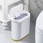 HOME USE κάδος απορριμμάτων HUH-0226 με φωτοκύτταρο, 7lt, λευκός - Image 2