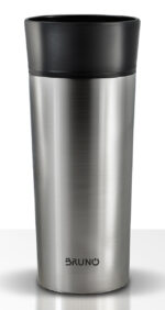 BRUNO θερμός BRN-0068, εργονομικό καπάκι, anti-slip, 360ml, ασημί