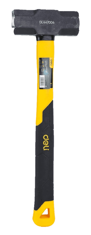 DL447004 DELI βαριοπούλα DL447004 με αντιολισθητική Fiberglass λαβή, 2kg, 425mm - Image 1