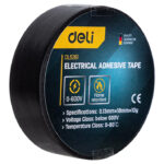 DELI μονωτική ταινία υψηλής αντοχής DL5261, 18mm x 9.15m, μαύρη
