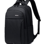 GOLDEN WOLF τσάντα πλάτης GB00711 με θήκη laptop 15.6", 27L, μαύρη