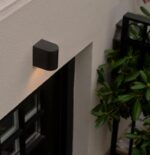 POWERTECH φωτιστικό τοίχου HLL-0187 για GU10 λάμπα, μεταλλικό, IP65, μαύρο - Image 2