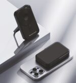 POWERTECH power bank με οθόνη PT-1416, 10000mah, magnetic wireless, 22.5W, μαύρο - Image 2