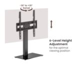 POWERTECH επιτραπέζια βάση τηλεόρασης PT-1445, 32-65", έως 40kg - Image 2