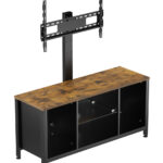 BRATECK έπιπλο τηλεόρασης με βάση WP2006ST-BR, 37-75", 115x38x131.3cm, καφέ