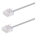 POWERTECH καλώδιο δικτύου CAB-N439, Cat 6A U/UTP, ultra slim, copper, 500MHz, 0.50m, γκρι