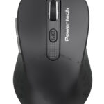 POWERTECH ασύρματο ποντίκι PT-1466, USB δέκτης, έως 1600DPI, μαύρο