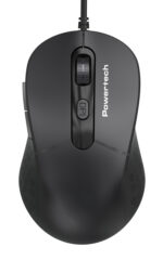 POWERTECH ενσύρματο ποντίκι PT-1467, οπτικό, έως 1600DPI, μαύρο
