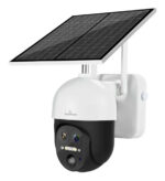 POWERTECH smart ηλιακή κάμερα PT-1497, dual lens, 3MP, 4G, PTZ, SD, IP65