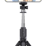 KAKUSIGA selfie stick KSC-1143 με τρίποδο, έως 70cm, Bluetooth, μαύρο