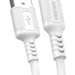 KAKUSIGA καλώδιο Lightning σε USB KSC-984, σιλικόνης, 3Α, 480Mbps, 1m, λευκό
