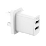 XO L109 (UK) Dual USB-A 2.4A Charger with Type-C cable - Image 2