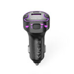 XO BCC12 Smart Bluetooth MP3+5V3.1A Car Charged Atmosphere Light - Image 6