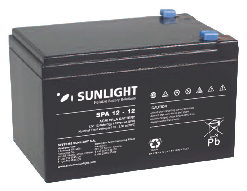 12v12a Sunlight Μολύβδου 12V.12A Alarm - Image 1