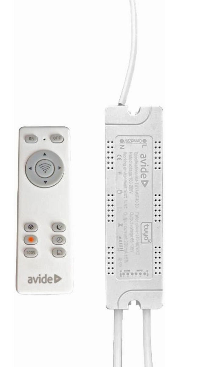 15.001.1943 Avide LED Φωτιστικό Οροφής Design Τροφοδοτικό 2.4G 40W-80W TUYA - Image 1