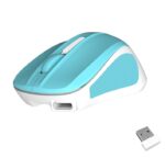 Meetion Silent Mini 2.4G Οπτικό Ασύρματο Ποντίκι (Κυανό) - Image 3