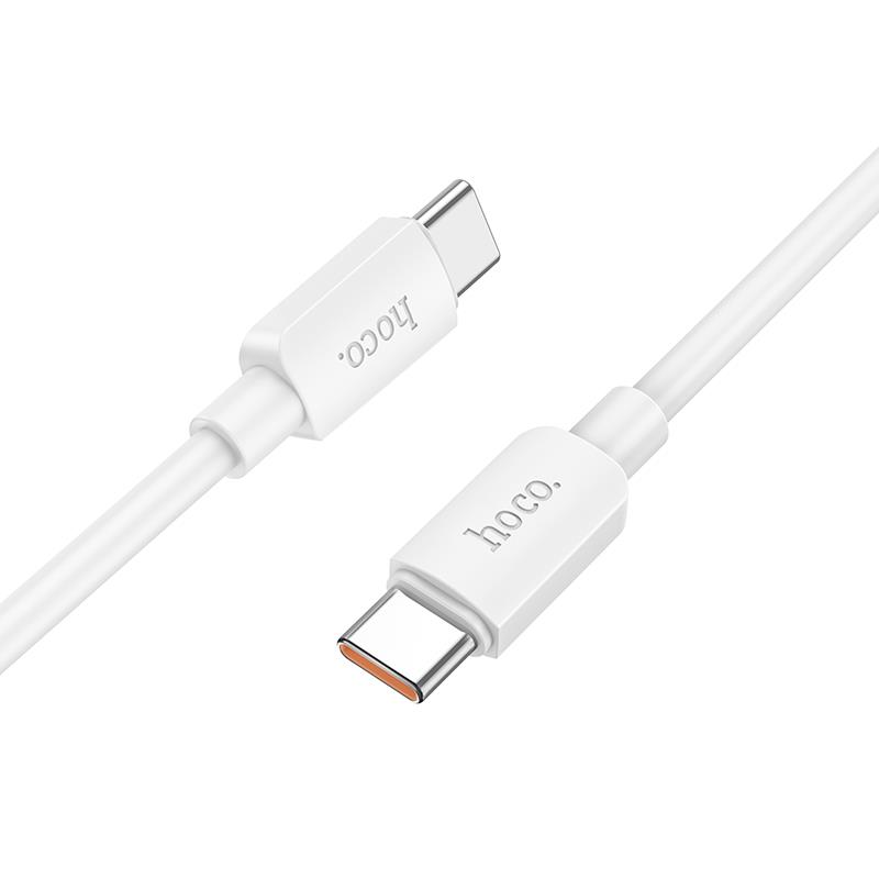24504 HOCO X96 ΚΑΛΩΔΙΟ ΦΟΡΤΙΣΗΣ HYPER PD ΣΕ TYPE-C, 100W, 1m, ΛΕΥΚΟ - Image 1