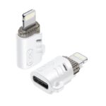 XO NB256E TYPE-C FEMALE TO LIGHTNING MALE ADAPTER, ΛΕΥΚΟ