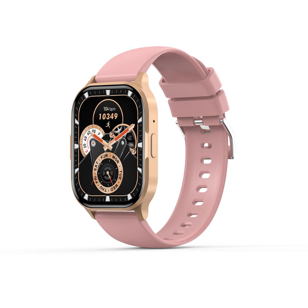 26516 XO J10 AMOLED SCREEN STAR MIST MAGNETIC SQUARE SMART WATCH, CALL FUNCTION, ΡΟΖ - Image 1