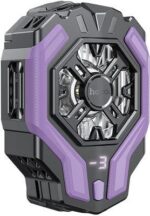 HOCO GM26 AMBITIOUS COOLING MOBILE PHONE FAN, ΜΑΥΡΟ-ΜΩΒ