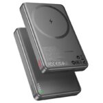 HOCO Q26A JOY POWERBANK, ΜΑΓΝΗΤΙΚΟ, 10.000MAH, ΓΚΡΙ