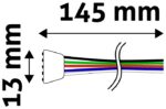 Avide LED Ταινία 12V RGB+W 5Pin Σύνδεσης Θηλυκό Καλώδιο - Image 2