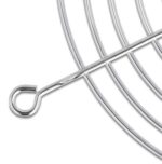 DELOCK σχάρα για 80mm ανεμιστήρα 67306, μεταλλική, ασημί - Image 2
