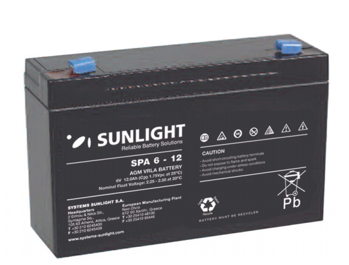 6v12a Sunlight Μολύβδου 6V.12A Alarm - Image 1