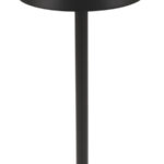 POWERTECH LED επιτραπέζιο φωτιστικό HLL-0193, ρυθμιζόμενο, επαναφορτιζόμενο, μαύρο