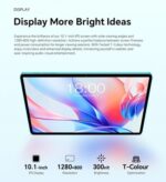 TECLAST tablet P33 με πληκτρολόγιο/ποντίκι/στυλό αφής/θήκη/βάση, 10.1", 3/64GB, Android 15, 6000mAh, μπλε - Image 2