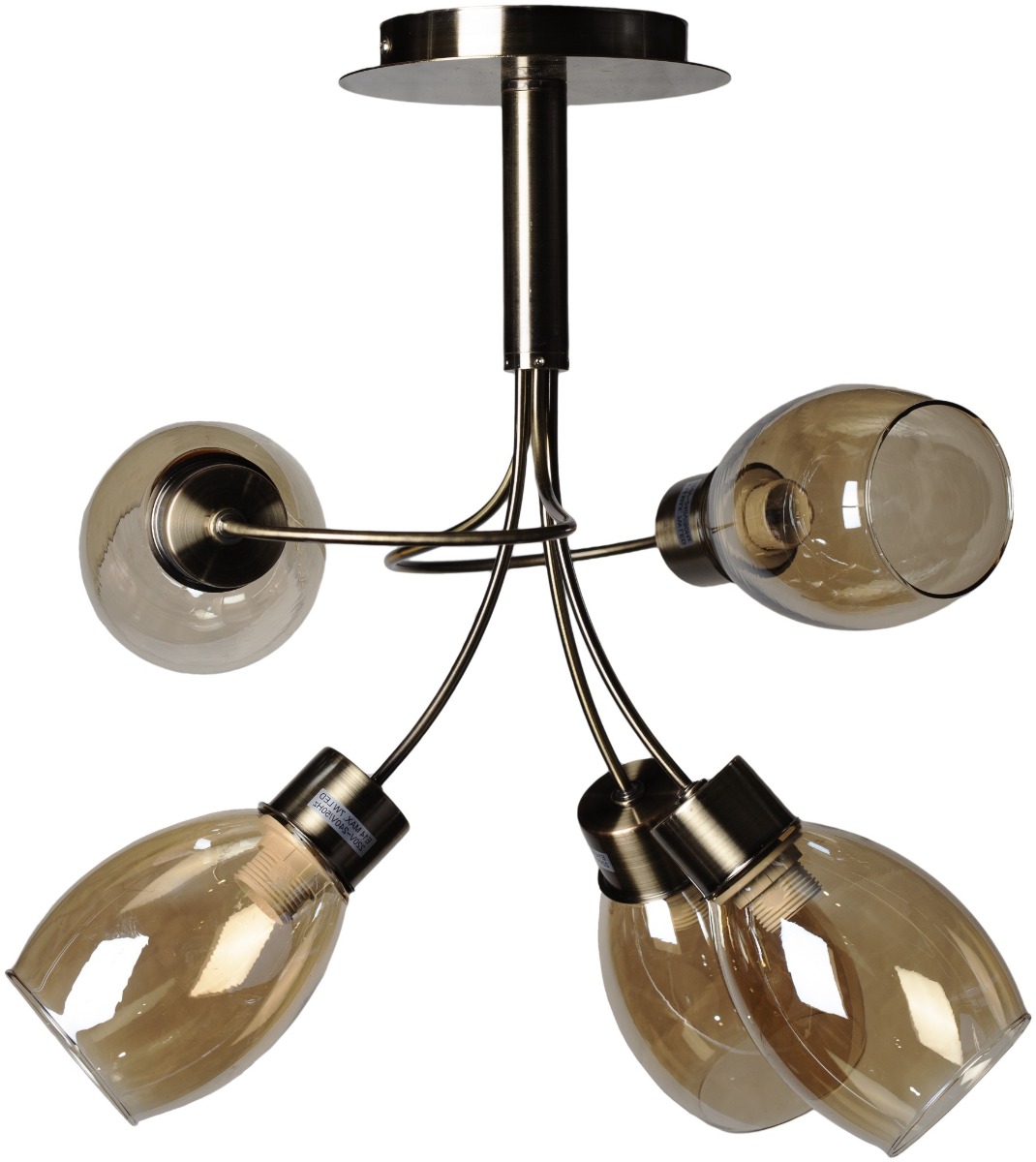 abpl-5xe14-aspa_avide-fuggesztek-lampa-aspira-amber-5xe14 Avide Κρεμαστό Φωτιστικό Οροφής Aspira Κεχριμπάρι 5xE14 - Image 1