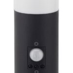 Avide Εξωτερικό Φωτιστικό Κήπου Boca 1xE27 450mm IP44 Μαύρο Φωτοκύτταρο