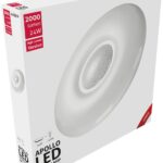 Avide LED Μοντέρνα Πλαφονιέρα Οροφής Apollo 24W 410*70mm Θερμό 3000K