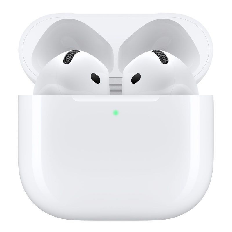 apple-airpods-4-earbud-bluetooth-handsfree-leyko-1834 Apple AirPods 4 Earbud Bluetooth Handsfree Ακουστικά με Αντοχή στον Ιδρώτα και Θήκη Φόρτισης Λευκά - Image 1