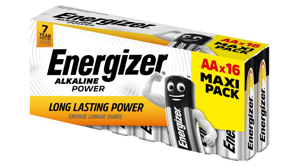 energizer-e302743800-30222380-01 Energizer Power Αλκαλική Mignon Battery AA S16 (16τμχ) - Image 1