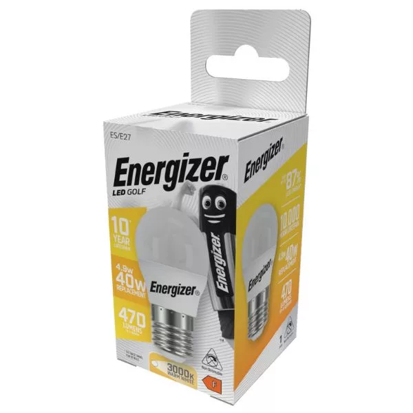 energizer-s16577 Energizer BEC Mini Σφαιρική Λάμπα LED OPAL 4.9W E27 470lm 3000K - Image 1