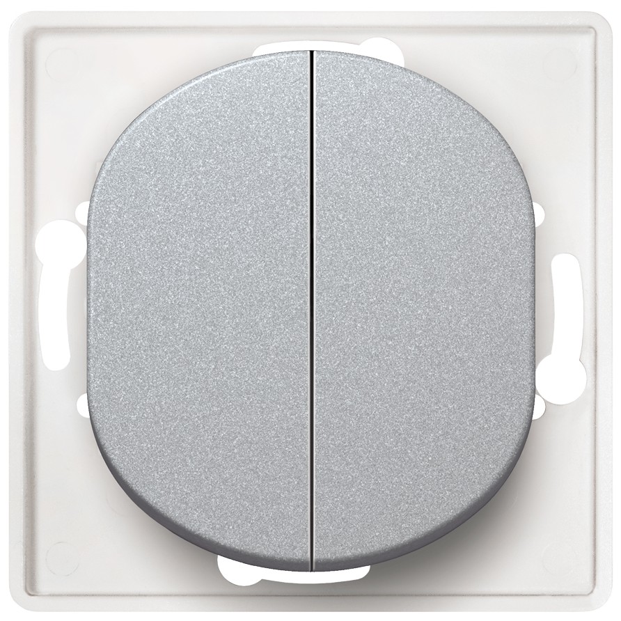 erw-eon-e606s_eon-105-fedokeret-mentes-csillarkapcsolo-ezust EON E606.S Serial switch without cover frame silver - Image 1