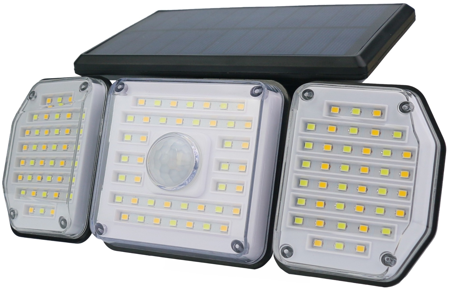 esl3h-122smd-ir_entac-napew-smd-3-fej-mozgaserzekelovel-ir_1 Entac Ηλιακός Προβολέας Τοίχου 2.3W SMD 3 Κεφαλές Φωτοκύτταρο + Τηλεχειριστήριο - Image 1
