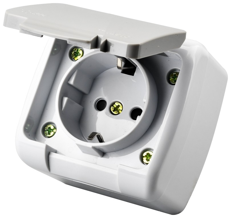 esmws1e-stp_entac-stephan-feluletre-szerelheto-fali-aljzat-foldelt-ip54 Entac Stephan surface mounted wall socket earthed IP54 - Image 1